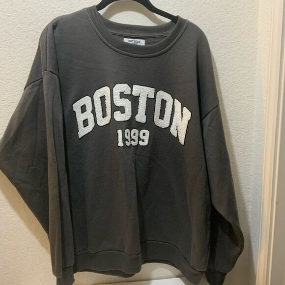 Refuge athletics  Boston Crewneck Sweatshirt sz medium - Picture 1 of 8